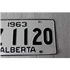 Image 2 : 1963 Alberta License Plate