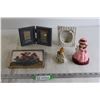 Image 1 : Assorted Picture Frames and Ceramic Figurines