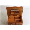 Image 5 : Brass Finish Jewelry Rack - 1990s, 1976 Wooden Jewelry Box