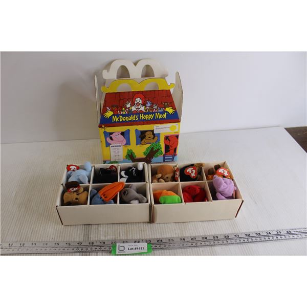 (12) McDonald's Happy Meal Ty Beanie Babies with Original Box - 1998 Series