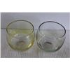 Image 2 : (4) Retro Coloured Glass Short Tumblers - 1960s, Avon Head-Shaped Glass, (2) Glass Bowls