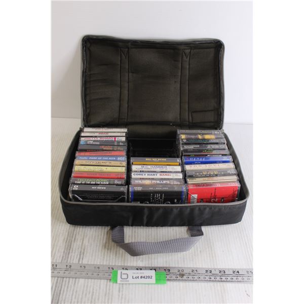 (27) Cassette Tapes - 70s and 80s, Case