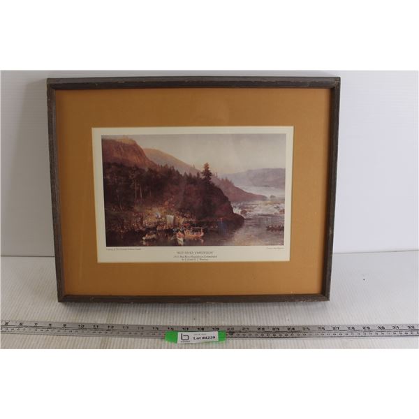 Framed Print Red River Expedition 1870 by Frances Ann Hopkins