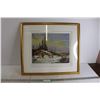 Image 1 : Framed Print 230/375 "Hiver d'antan" by J.L. Dupont - 21" x 23", Frame has Chips