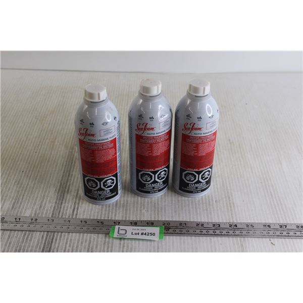 (3) Sea Foam Auto Marine Fleet Motor Treatment Cans - Cannot Ship