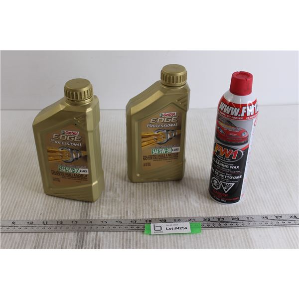 Castrol Edge Professional SAE 5W-30 LL03 Motor Oil, FW1 Wash & Wax Cleaning Wax - Cannot Ship