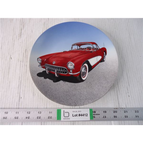 Collectible Car Plate-1957 Corvette