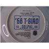 Image 3 : Collectible Car Plate- 1956 T-Bird