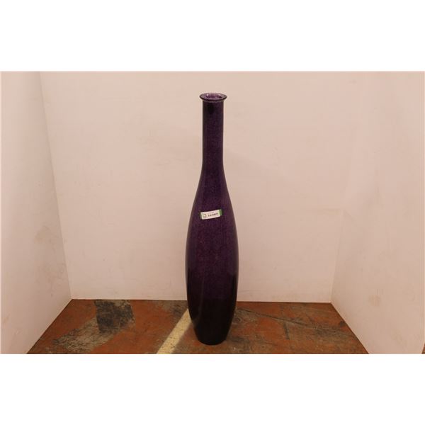 *Purple Glass Vase (39 3/4" x 8")