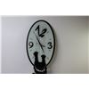 Image 2 : Metal Black Cat Clock (needs battery - 26' x 8 3/4")