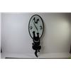 Image 4 : Metal Black Cat Clock (needs battery - 26' x 8 3/4")