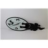 Image 6 : Metal Black Cat Clock (needs battery - 26' x 8 3/4")