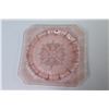 Image 3 : Jeannette Pink Adam Depression Glass Plate ( 7 3/4" wide)