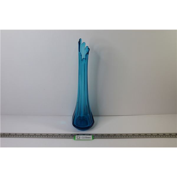 Blue Glass Vase