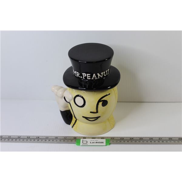 Mister Peanut Ceramic Cookie Jar