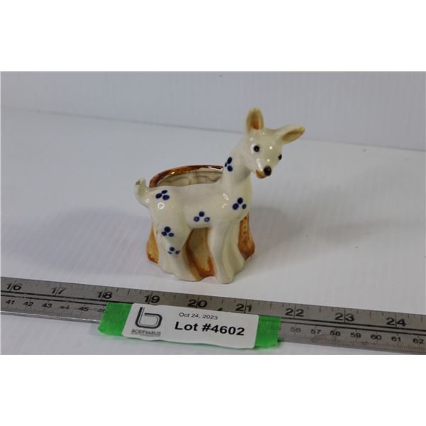 Occupied Japan Deer Vase/Dish