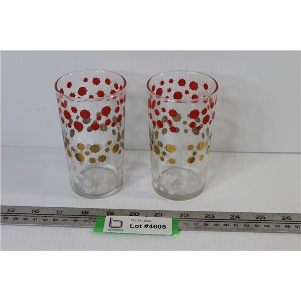 (2) Vintage Drinking Glasses