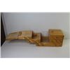 Image 3 : Vintage Fold-Out Wooden Sewing Box