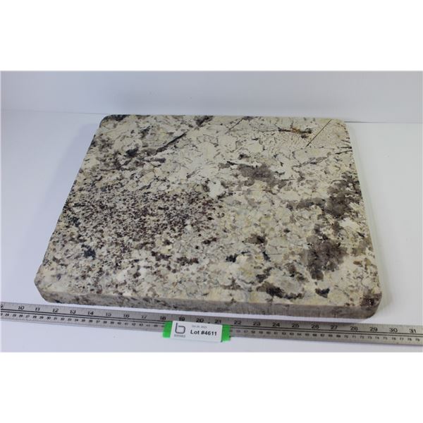 Marble Cutting Board (16 1/2" x 18 3/4" - has chips & cut mark)