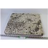 Image 1 : Marble Cutting Board (16 1/2" x 18 3/4" - has chips & cut mark)