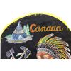 Image 2 : Vintage Canada - Velvet Painted Cushion Cover