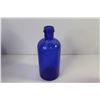 Image 3 : (3) Blue Glass Bottles