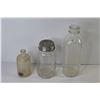 Image 4 : Wire Basket - Milk Bottle - Glass Vase Mason Jar - Misc. Items