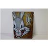 Image 2 : Bugs Bunny Tin Sign - Privacy Latch - (4) Brass Coat Hooks - Keg Pin Button