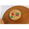 Image 4 : Rooster Themed Knife Block & Wooden Snack Dishes & Tray - Hamburger Press