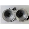 Image 2 : (2) Heater Reptile Lamps w/Ceramic Heater Emitters (working - 120volt - 60w)