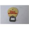 Image 4 : Calgary Brewery Bottle Opener - ZZ Top Key Chain - Plastic Gas Pump