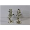 Image 2 : (2) Plastic and Chrome Mr. Peanut Salt & Pepper Shakers