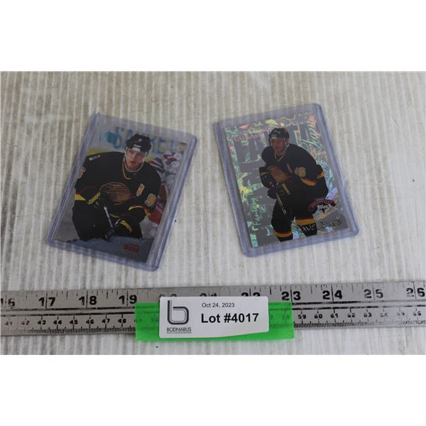 (2) Pavel Bure Rookie Inserts