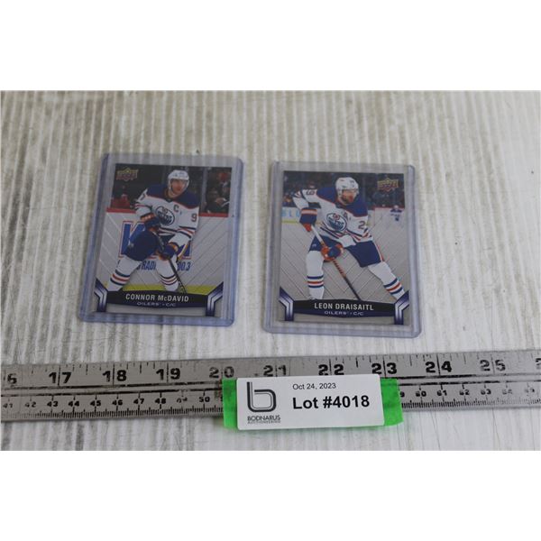 McDavid and Draisaitl Inserts