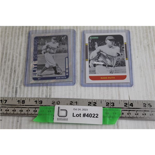 (2)  Babe Ruth Insert Cards