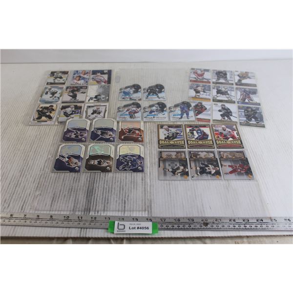 (5) Pages Hockey Cards