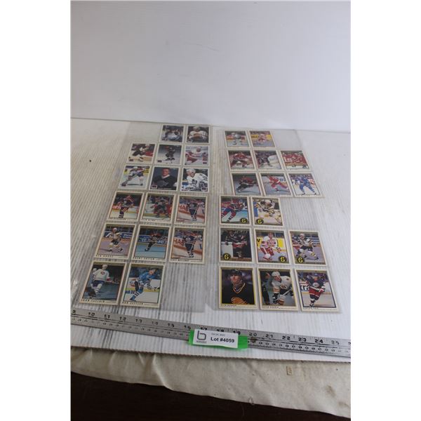 (4) Pages Hockey Cards