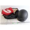 Image 1 : Bell Motorcycle Helmet with (2) Cases and Sunglasses