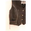 Image 3 : *Unik Lightweight Leather Vest - Size 3XL