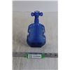 Image 1 : Blue Glass Violin Decoration