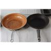Image 2 : Corning Ware Dish with Lid + (3) Pans + Misc. Kitchen Items