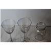 Image 3 : (2) Wine Glasses + Dem Glass Jar + Misc.