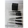 Image 1 : Kitchen Knife Block with (6) Knives