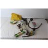 Image 1 : Compressor tester + 4 Flat Plug Lawn Mowers Blade Sharpeners + Hardware Misc.
