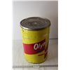 Image 1 : Olympic Pure Lard Tin 17" Tall