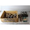 Image 1 : (2) Wire Brushes + Drill Bits + Hook + Bernz O Matic + Hardware Misc.\