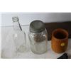 Image 6 : Lot of Bike Lights + Chalk Line + Glass jar and Bottle + Misc.