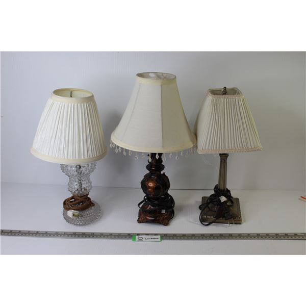 (3) Small Lamps