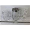 Image 1 : (3) Glass Lidded Containers