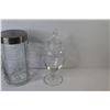 Image 2 : (3) Glass Lidded Containers